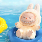 Sisi the Snoozy Bunny – “Have a Seat” Plush Keychain